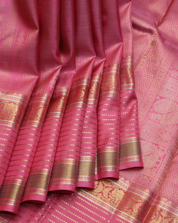 Pink Kanjivaram Saree