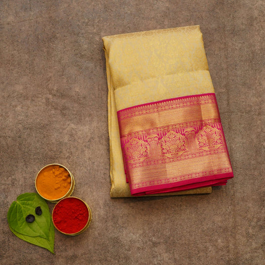 Gold kanchipuram saree
