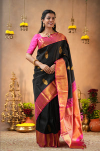Black Pattu Saree