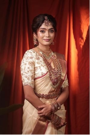 Off White Silk Saree