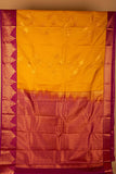 Mustard Semi Silk Saree