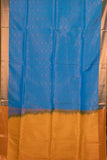 Blue Mustard Semi Soft Silk Saree