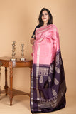 Pink Mauve Silk Saree