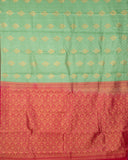 Pastel Green Pure Touch Silk Saree