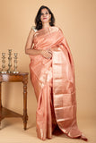Chocolate Colour Silk Saree