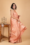 Chocolate Colour Silk Saree
