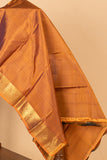 Navy blue traditional silk saree