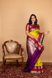 Green pattu saree