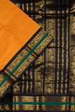 Yellow and black sico saree