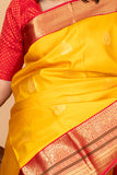 Mustard Kanjivaram Silk Saree