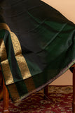Yellow and green pattu saree
