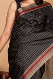 Black Kanjivaram Saree