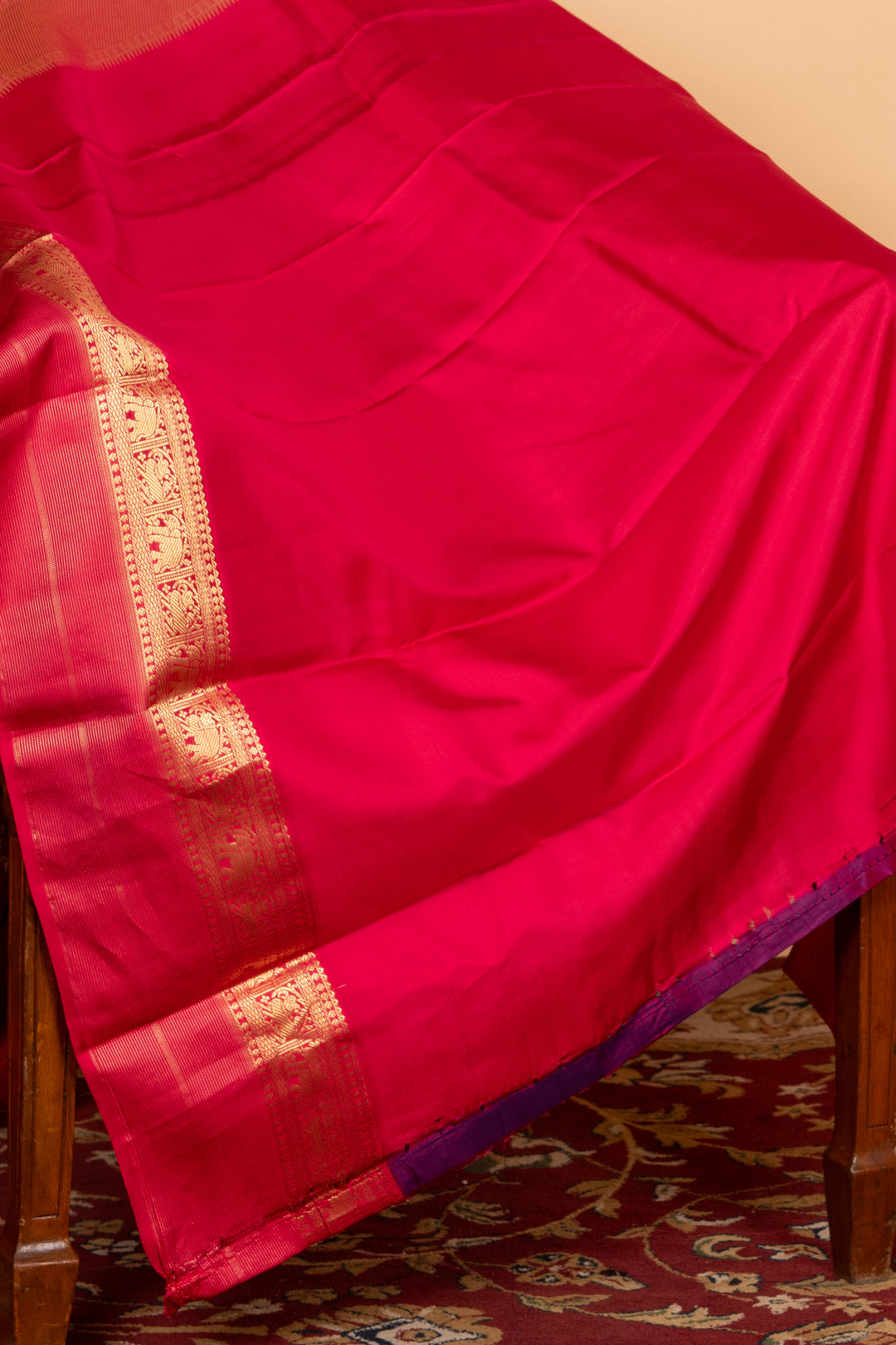 Navy Blue Silk Saree