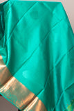 Pink and Blue combination silk saree