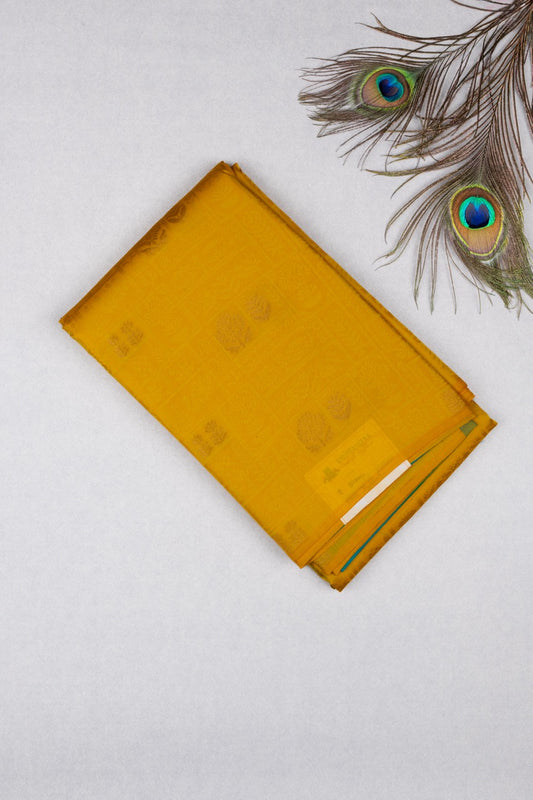 Yellow Pure Touch Silk Saree