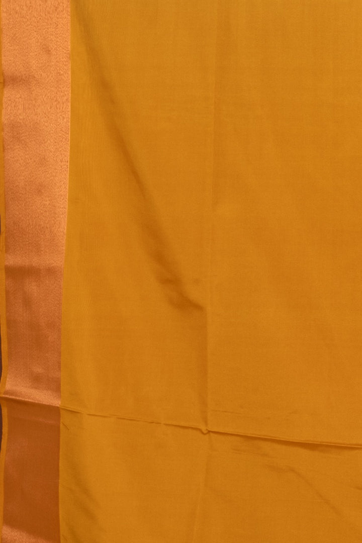 Navy Blue Brocade Semi Soft Silk Saree