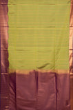 Green Purple Semi Soft Silk Saree