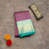 Purple Silk Saree