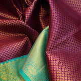 Purple Silk Saree