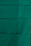 Royal Blue and Jade Green Semi Silk Saree