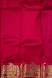 Royal blue and pink silk saree