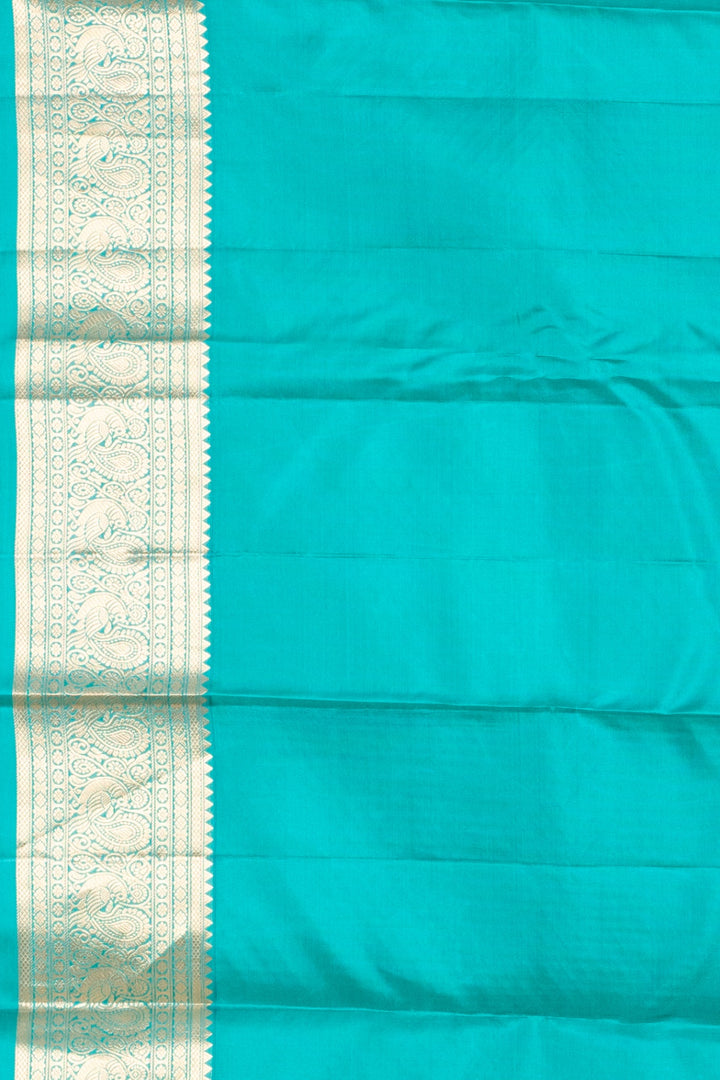 Peacock Green Kanjivaram Pattu Saree