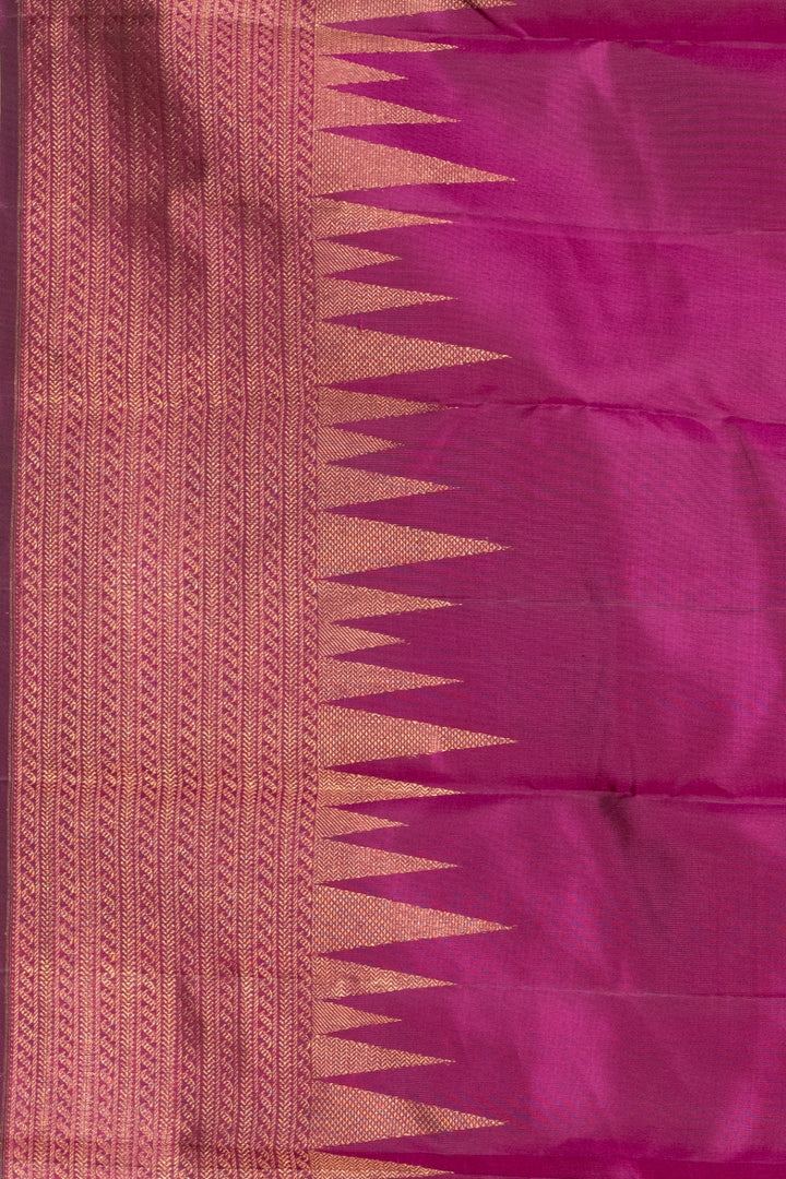 Magenta Kanjivaram Pattu Saree