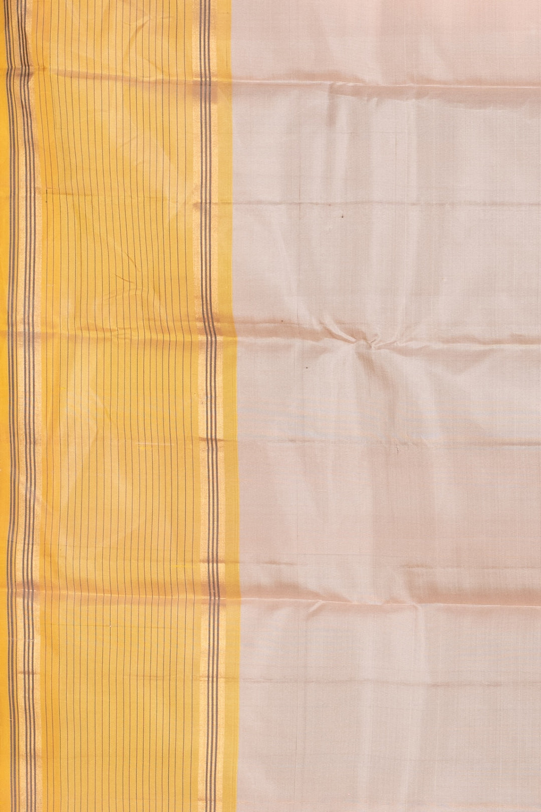 Black and Off White Kanjivaram Pattu Saree