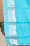 Grape and Sky Blue Kanjivaram Pattu Saree