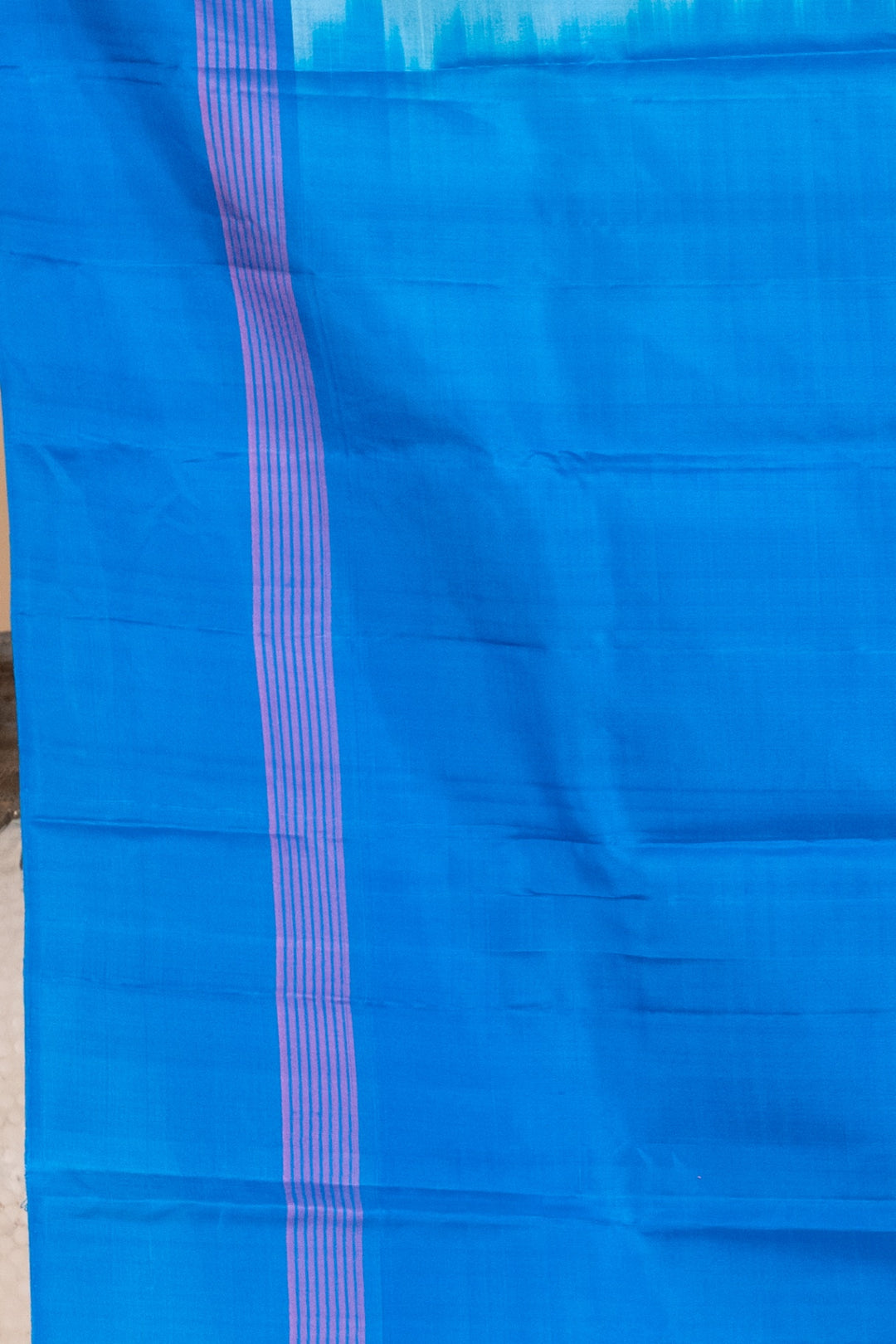 Capri Blue and Cobalt Blue Kanjivaram Pattu Saree