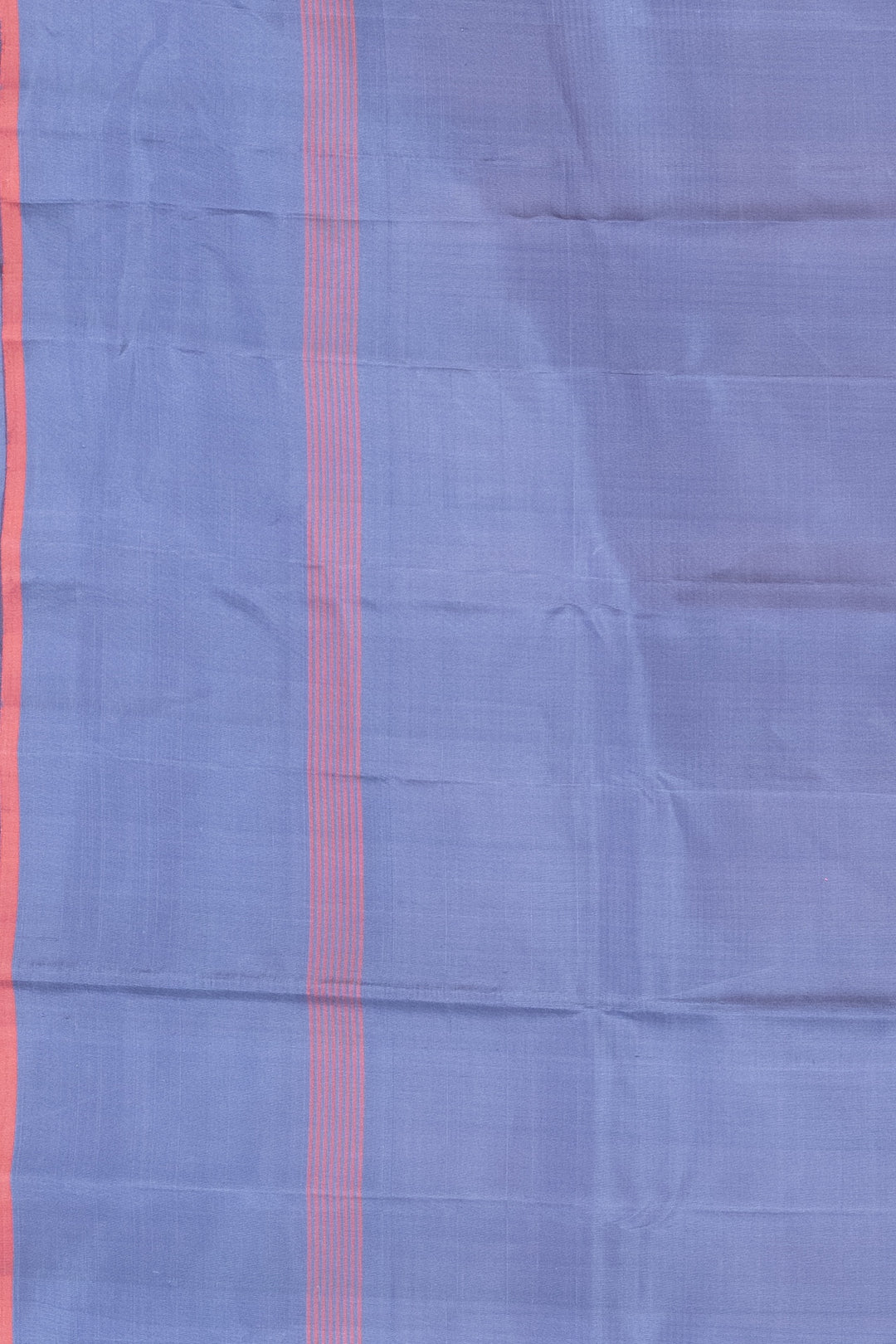 Bone White and Steel Blue Kanjivaram Pattu Saree