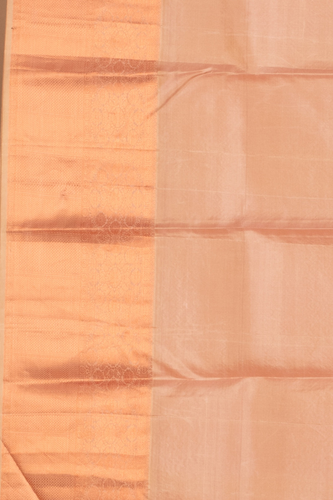 Champagne pure silk saree