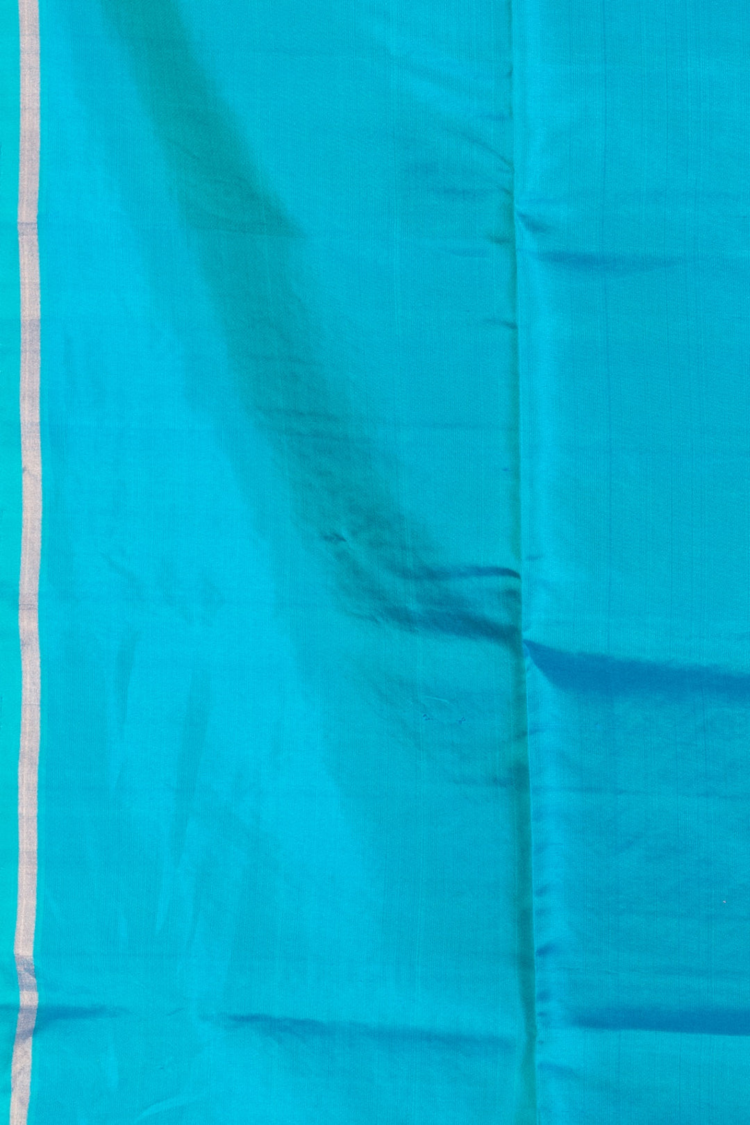 Fandango Pink and Aqua Blue Pure Soft Silk Saree