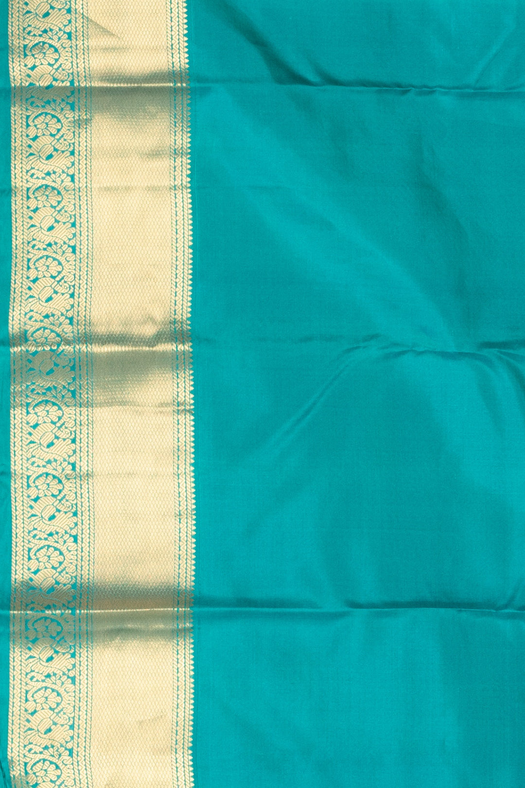 Burnt Maroon and Turquoise Blue Pure Kanjivaram Silk Saree