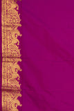 Green Purple Semi Silk Saree