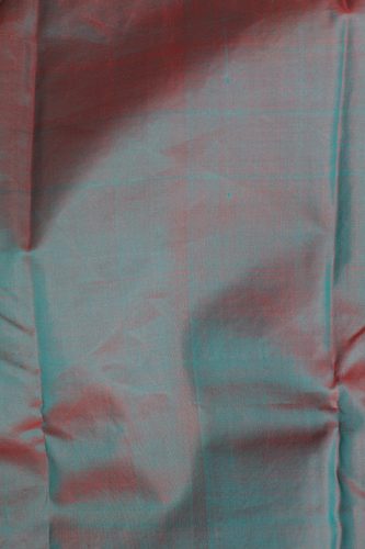 Borderless Sky Blue Silk Saree