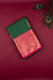 Green Semi Silk Saree