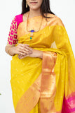 Yellow Silk Cotton Saree