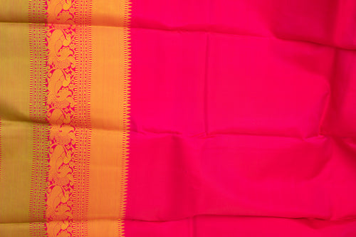 Zero Zari Pink Silk Saree