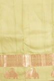 Light green Pure Kanjivaram silk saree)