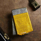 Greyish Yellow Brocade Silk Saree