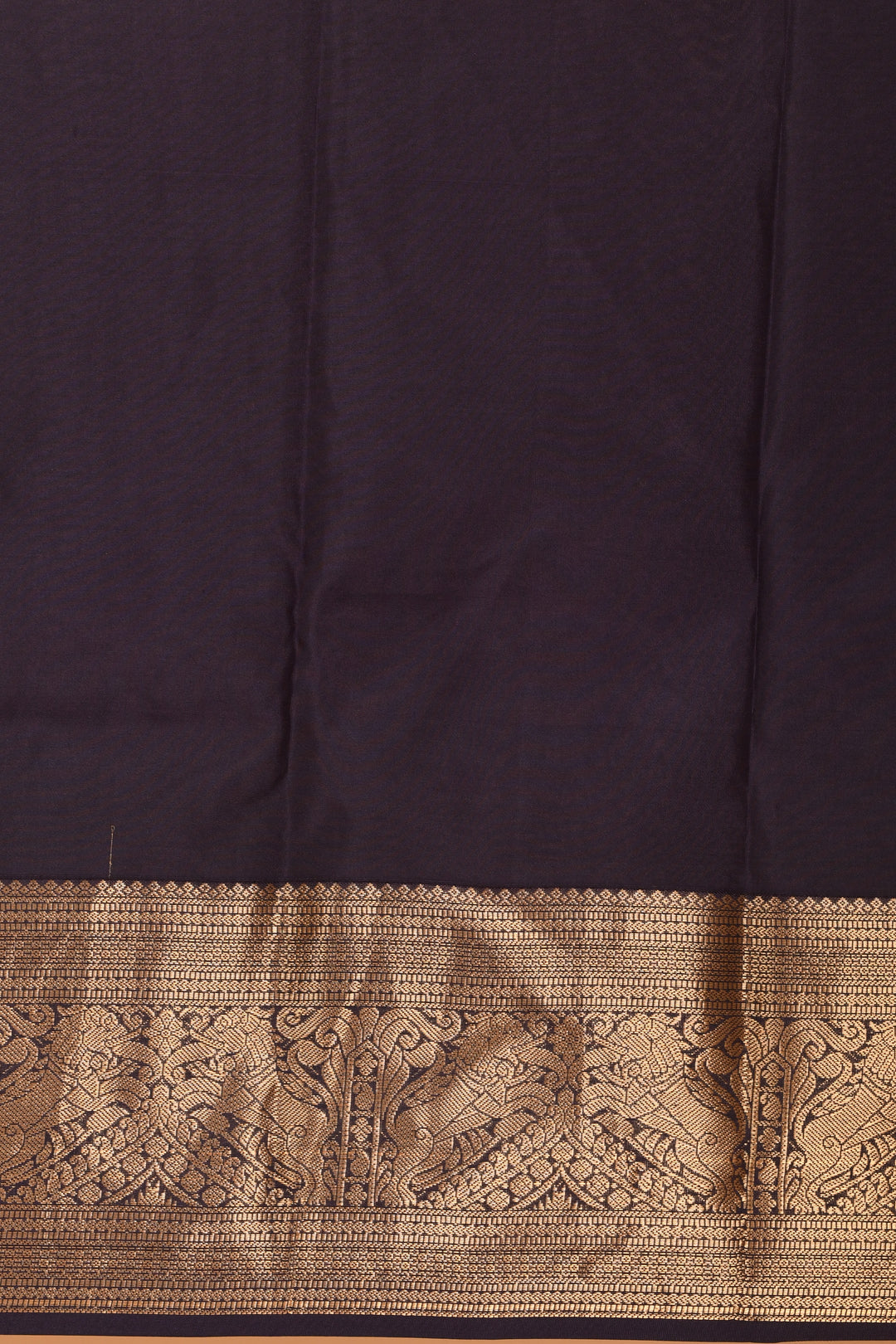 Chilli Red and Midnight Blue Korvai pure kanjivaram silk saree