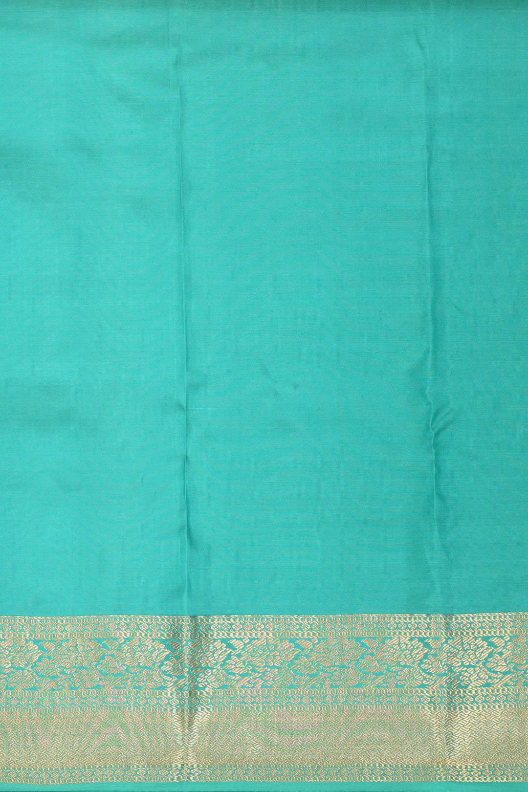 Watermelon Pink and Turquoise Blue checked pure kanjivaram silk saree