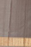 Steel Grey Butta pure kanjivaram silk saree
