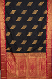 Black Designer Semi Silk Saree