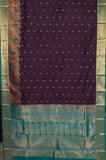 Beetle nut Designer Semi Silk Saree