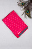 Pink Borderless Pure Touch Silk Saree