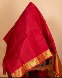 Multicolour kanjivaram pure silk saree