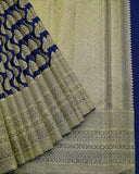 Dark Blue Silk Saree