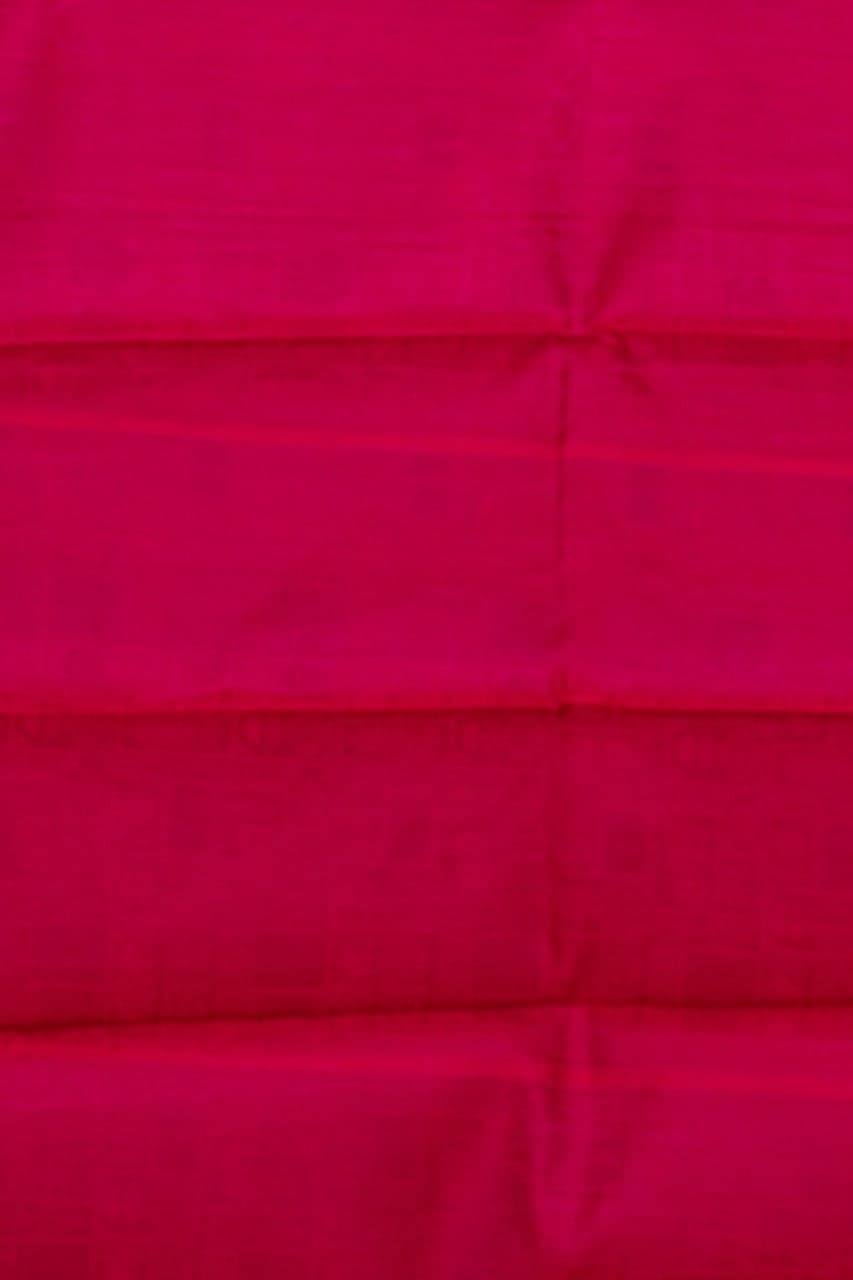 Blue And Pink Borderless Pure Touch Silk Saree